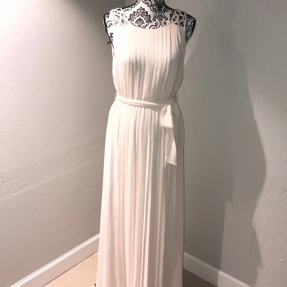 jessica simpson pleated maxi dress Jessica‎ Simpson Pleated Maxi Dress Sz. 8